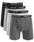 Alfani Men's 4-Pk. Moisture-Wicking Cotton Boxer Briefs Grey Black Combo XL