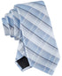 Calvin Klein Men Regular Fit Tie Necktie One Size Light Blue Plaid