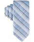 Calvin Klein Men Regular Fit Tie Necktie One Size Light Blue Plaid