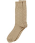 Perry Ellis Men's Luxury Textured Socks Khaki