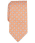 Club Room Mens Classic Fit Tie Necktie One Size Orange Blue Medallion