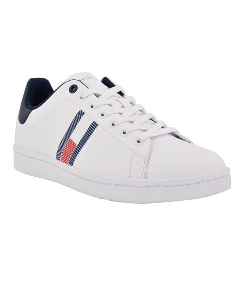 Tommy Hilfiger Lampkin Flag Cup-Sole Low Top Sneaker Light Gray 9 M