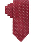 Tommy Hilfiger Men's Herringbone Dot Tie Red