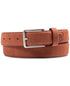 Alfani Men's Faux Suede Belt Rust M 34-36