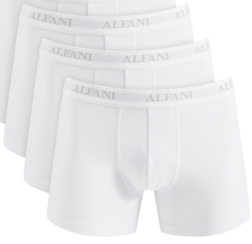 Alfani Men 3 Pack Regular Fit Trunks Underwear XXL White Solid