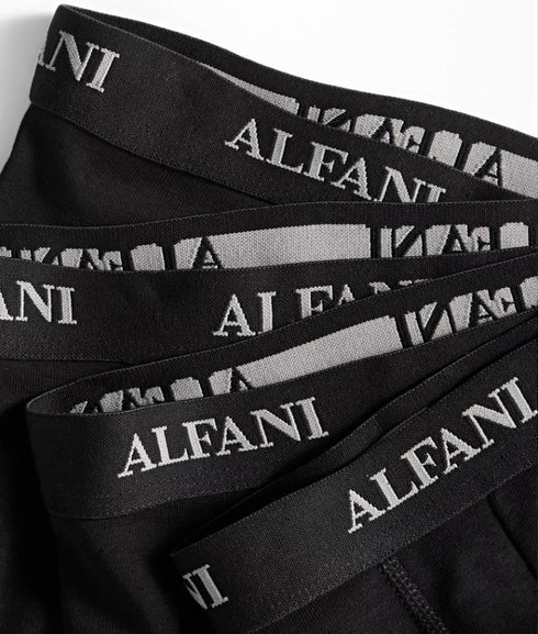 Alfani Mens Regular Fit 4 Pack Trunks Underwear Small Black Solid S