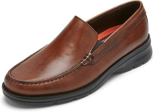Rockport Men's Palmer Venetian Loafer Shoes Cognac Antique 9.5 M