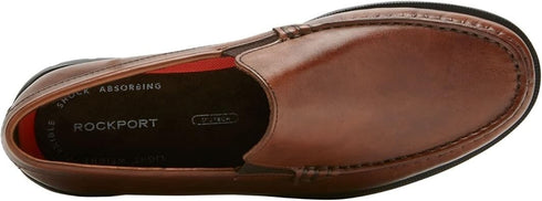 Rockport Men's Palmer Venetian Loafer Shoes Cognac Antique 9.5 M