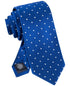Tommy Hilfiger Mens Tie Necktie One Size Blue Dot Print