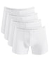 Alfani Men’s 4-Pack Trunks 100% Cotton White Tagless Small