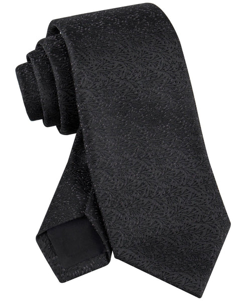 Calvin Klein Men's Anders Floral Tie Black