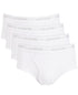 Alfani Men S 4-Pack Cotton Briefs Bright White Tagless Moisture-Wicking 2XL