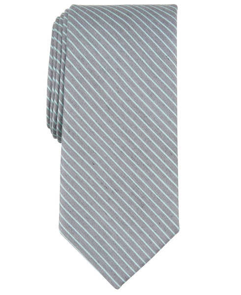 Perry Ellis Portfolio Perry Ellis Men's Pollard Stripe Tie Silver