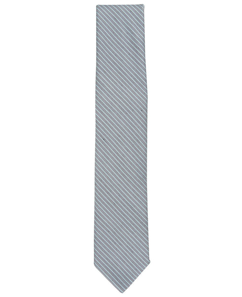 Perry Ellis Portfolio Perry Ellis Men's Pollard Stripe Tie Silver