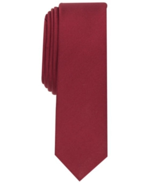 Alfani Men's Solid Textured 2" Necktie Burgundy