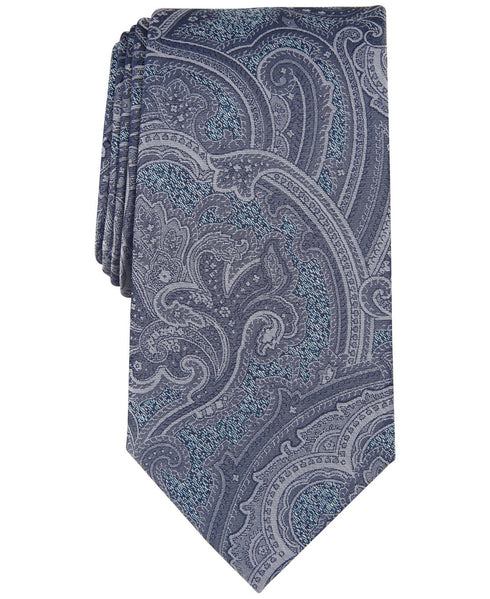Michael Kors Men's Farington Paisley Tie Aqua