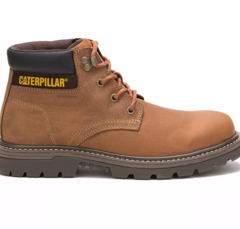 Caterpillar Men's Outbase Waterproof Work Boot Brown Size 10 M