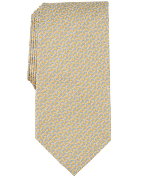Perry Ellis Men's Rova Geo-Print Tie Yellow