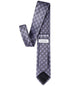 Calvin Klein Men Regular Fit Tie Necktie One Size Purple Plaid Double Rail Grid