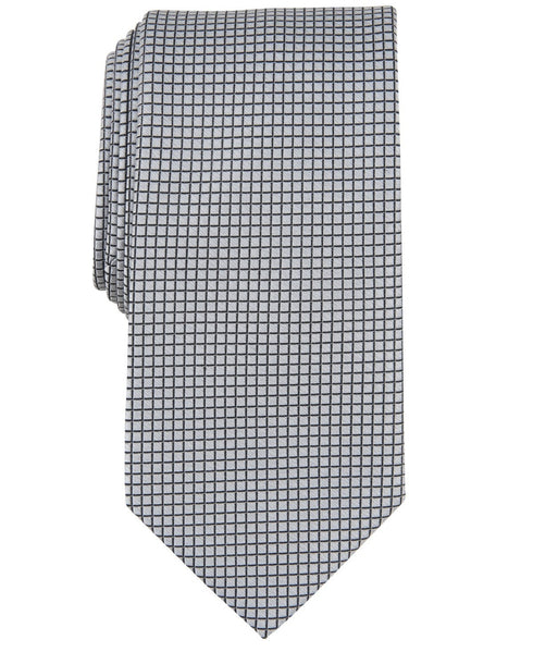 Michael Kors Men's Lakewood Mini-Square Tie Gray