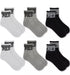 Polo Ralph Lauren Men's 6-Pk. Double Bar Whast Stripe Quarter Socks 10-13