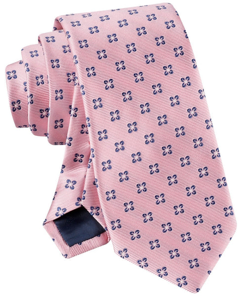 Tommy Hilfiger Men Tie Necktie One Size Pink Floral