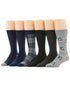 Perry Ellis Portfolio Men's 6-Pk. Holiday Casual Dress Socks One Size