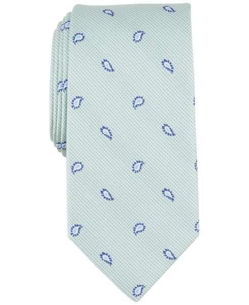 Club Room Men's Paisley Teardrop Tie Green