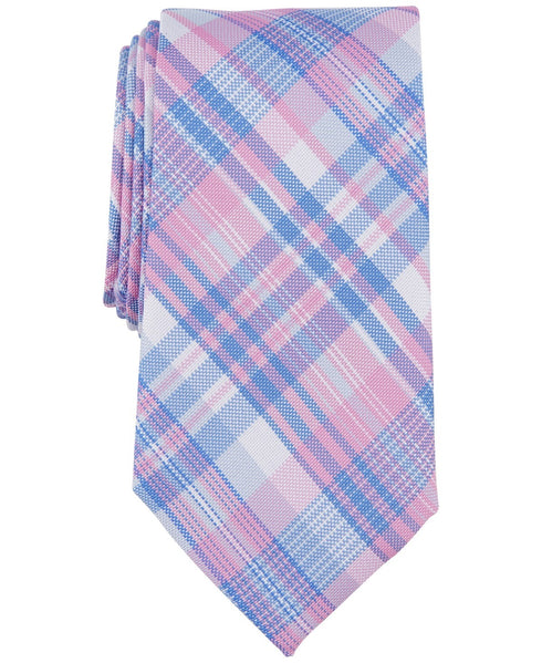 Club Room Men's McKay Plaid Tie Pink