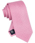 Tommy Hilfiger Mens Natte Grid Stripe Tie Necktie Classic 3 Silk Blend Pink