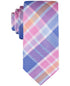 Tommy Hilfiger Men S Festive Plaid Tie Necktie Classic 3 Silk Blend Pink