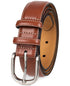 Club Room Men's Feather-Edge Double Loop Dress Belt Cognac XL 42-44