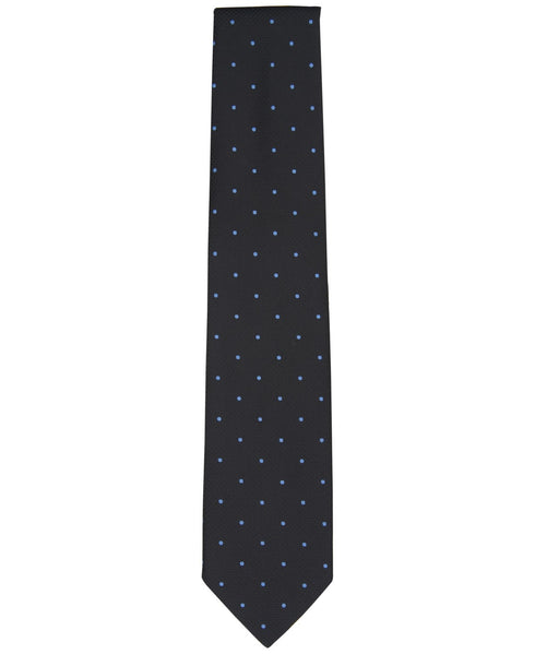 Club Room Men's Cecil Dot Tie Black