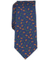 Bar III Men S Barfield Citrus Orange Neat Tie Necktie Modern Navy Blue