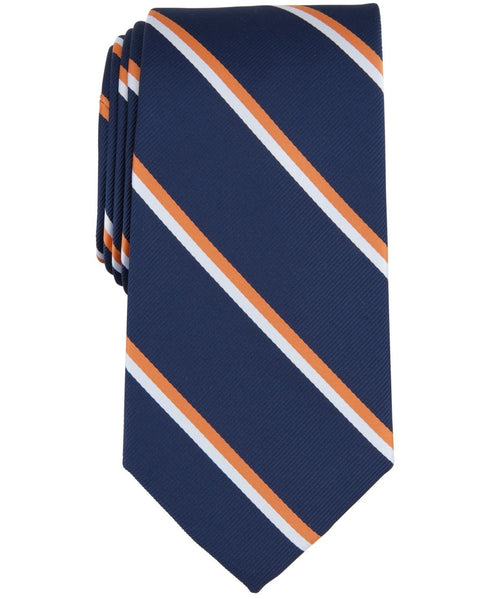 Club Room Men's Irving Stripe Tie Orange