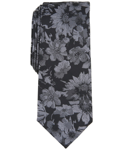 Bar Iii Men's Malaga Floral Tie Black One Size
