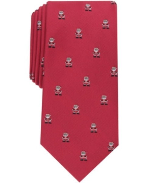Club Room Men's Santa Claus Tie Red