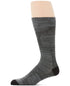 Perry Ellis Portfolio Men's Tonal Geo-Print Crew Casual Dress Socks Grey