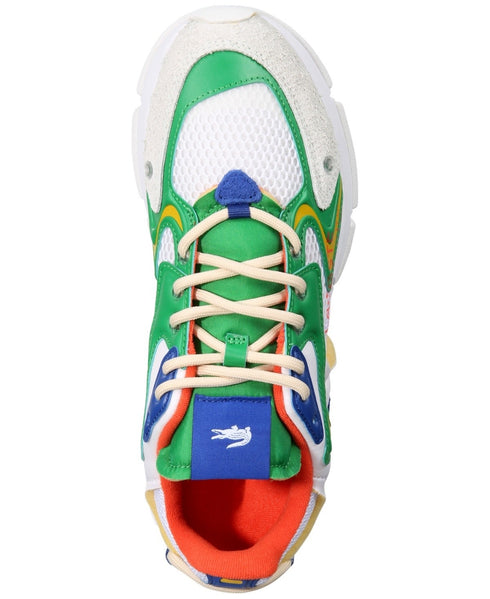 Lacoste Men's L003 Neo Textile Color Pop Sneakers White Blue 8 M