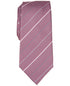 Alfani Mens Tie Necktie One Size Pink Multi Stripe