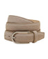 Cotton On Men's Slim Faux Suede Belt Ivory M/L